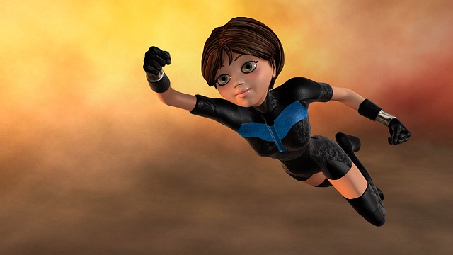 super-woman role model - healthy eating for kids