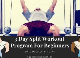 Best 3 Day Split Workout For Beginners Build Muscles In 3 Days