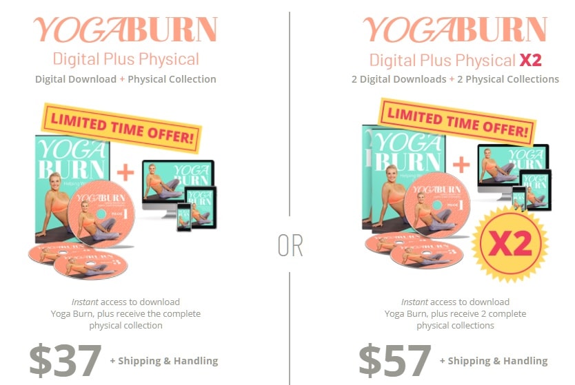 pricing - Yoga Burn Reviews