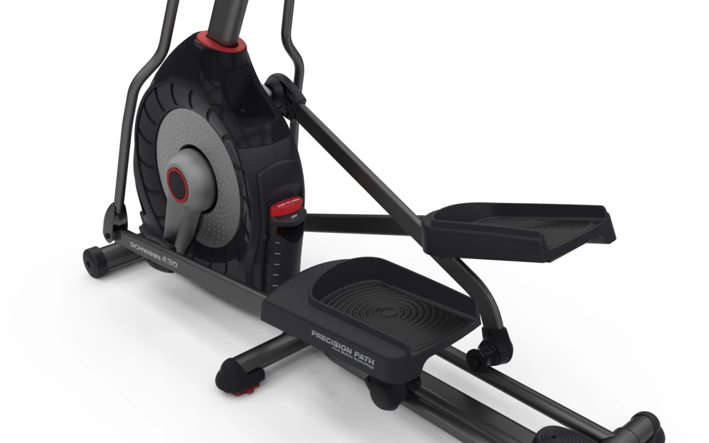 The footplates are the same on both the 430 & the 470 ellipticals