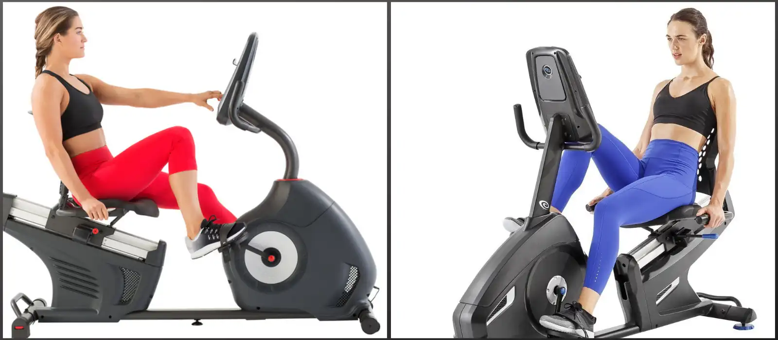 user profiles of the nautilus r616 and the schwinn 270